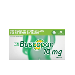 Buscopan 10mg 20 Tablets