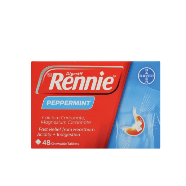 Rennie 48 Tablets Peppermint