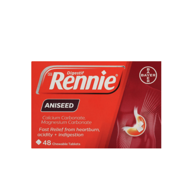 Rennie 48 Tablets Aniseed